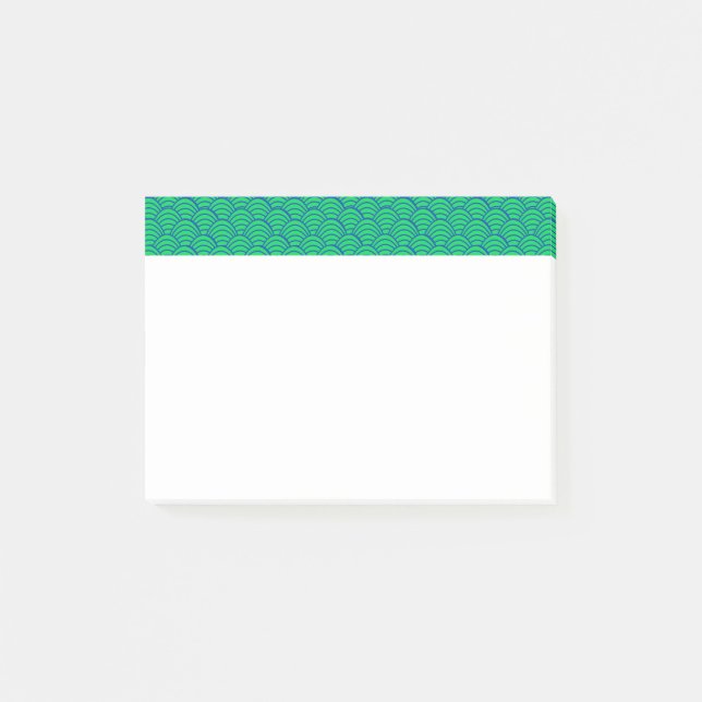 Blue Waves  Post-it Notes (Front)