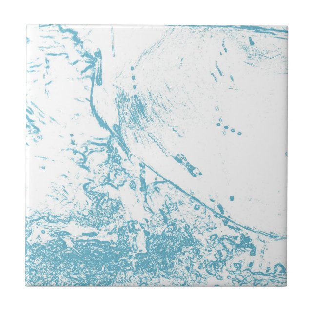 Blue Waves Tile (Front)