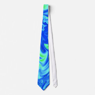 Blue Wavy Tie