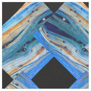 blue weathered barnboard black diamond fabric