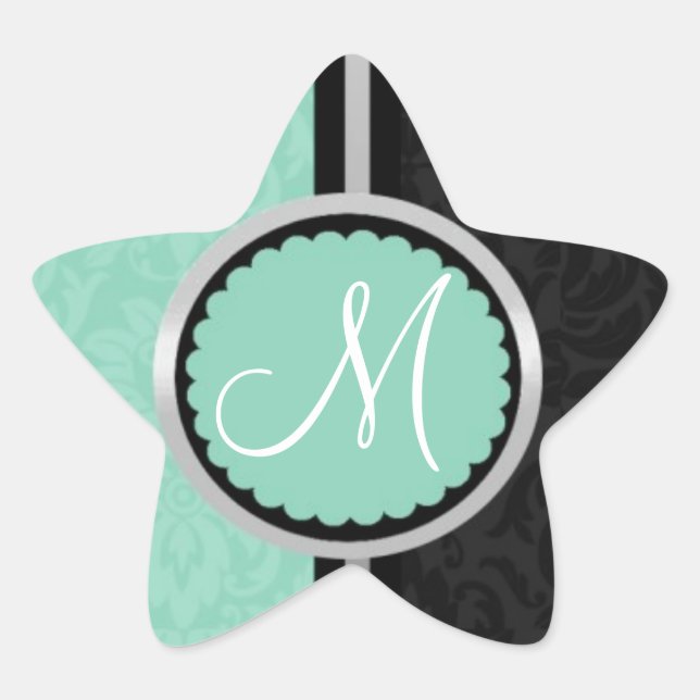 Blue Wedding Invitation Envelope Seals (Front)