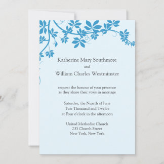 Blue Wedding Invitations