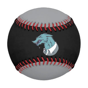 Blue Werewolf black and grey baseball