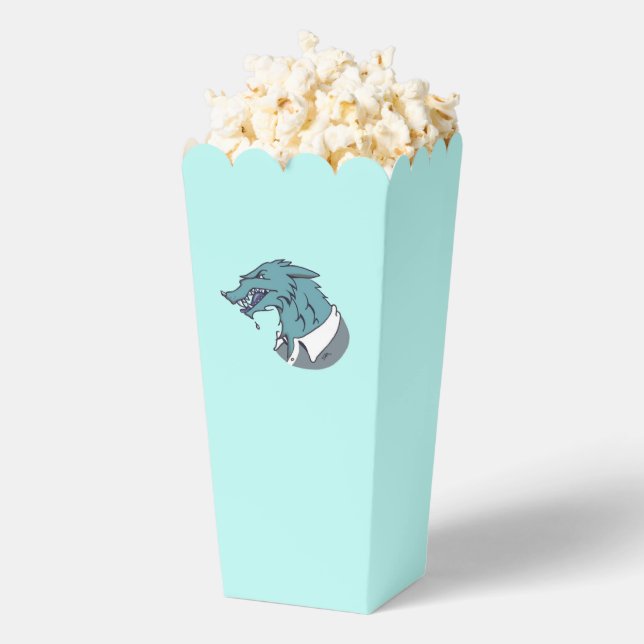 Blue Werewolf blue popcorn boxes (Popped)