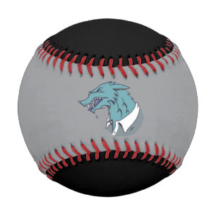 Blue Werewolf grey and black baseball