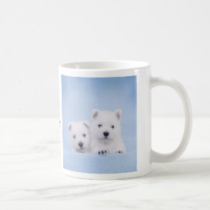 Blue westies coffee mug