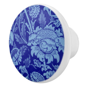 Blue Wey by William Morris Ceramic Knob