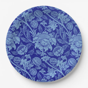 Blue Wey by William Morris Paper Plate
