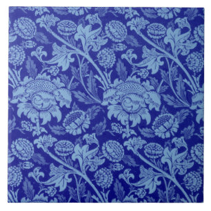 Blue Wey by William Morris Tile