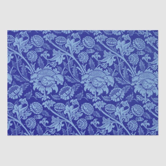 Blue Wey by William Morris Tissue Paper (Front)