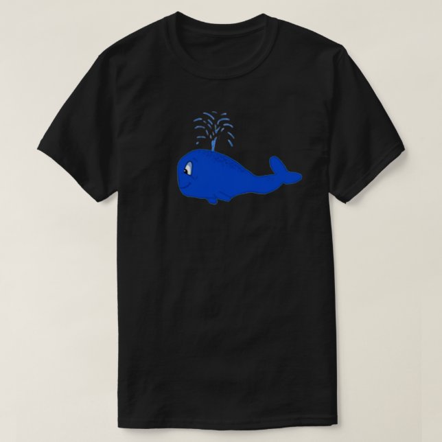 Blue whale 2 T-Shirt (Design Front)