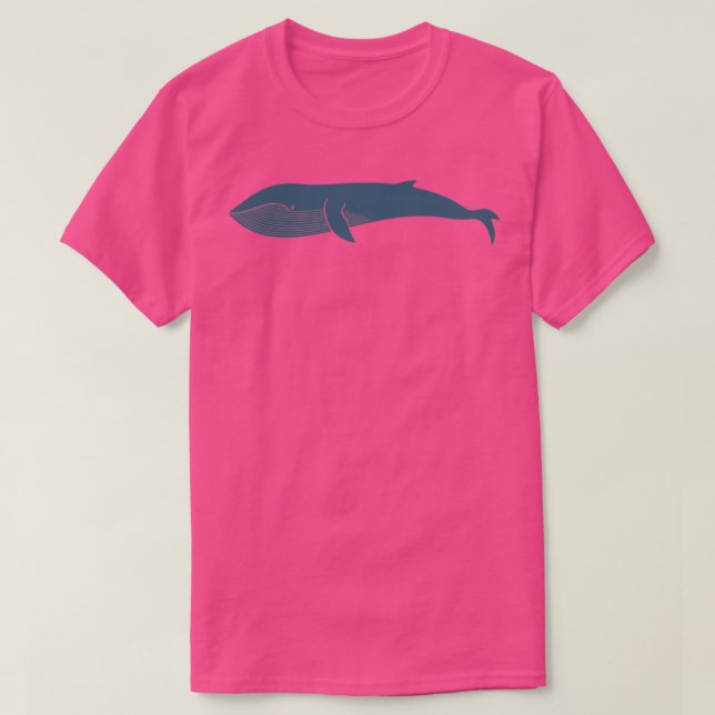Blue Whale 4 3 T-Shirt (Design Front)