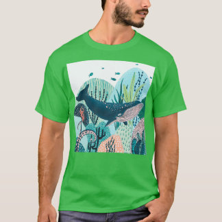 BLUE WHALE 54 5 T-Shirt