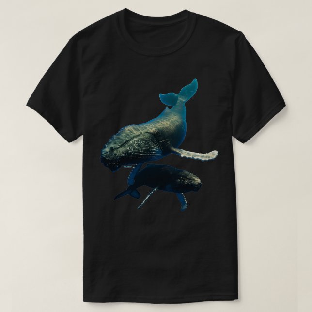 Blue Whale 59 1 T-Shirt (Design Front)