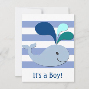 Blue Whale Birth Announcement