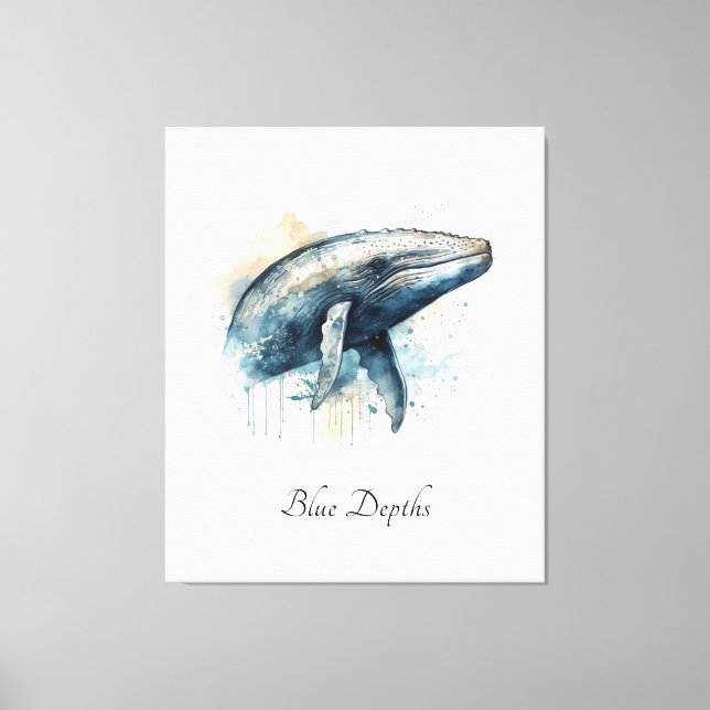 Blue Whale Coastal Wall Decor (Front)