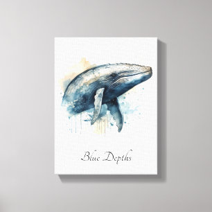 Blue Whale Coastal Wall Decor