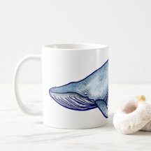 Blue Whale Coffee Mug