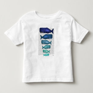 Blue Whale Family Toddler T-Shirt