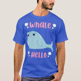 Blue whale flirting T-Shirt
