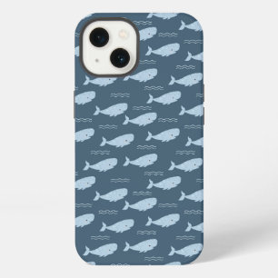 Blue whale iPhone 13 case