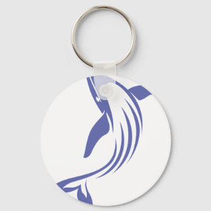 Blue Whale Key Ring