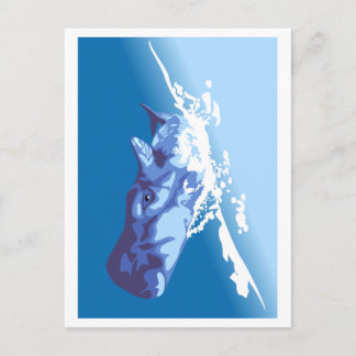 Blue Whale Postcard