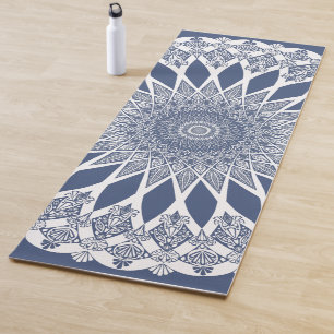 Blue Whale Shark Tristyns Mandala Yoga Mat