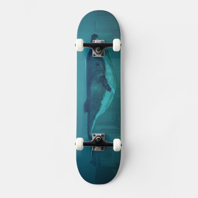 Blue Whale Skateboard (Front)