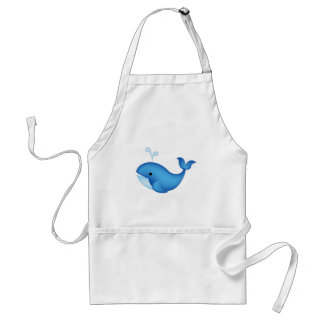 Blue whale standard apron