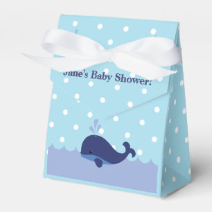 Blue Whale Themed Boy Baby Shower Favour Box! Favour Box