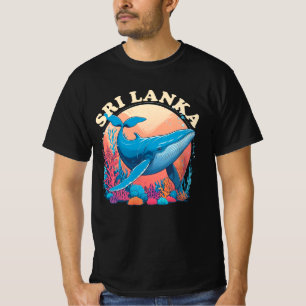 Blue whale watching in Sri Lanka T-Shirt