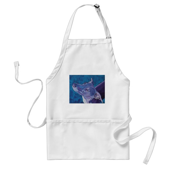 Blue Whippet Standard Apron (Front)