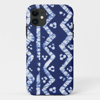 Blue/White African Batik Case