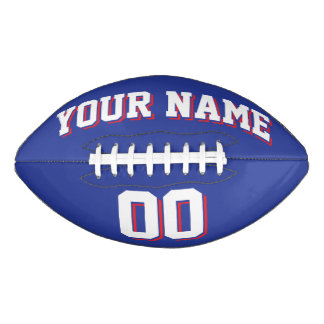 BLUE WHITE AND RED Custom Football American Football