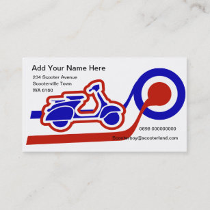 Scooter Business Cards | Zazzle UK