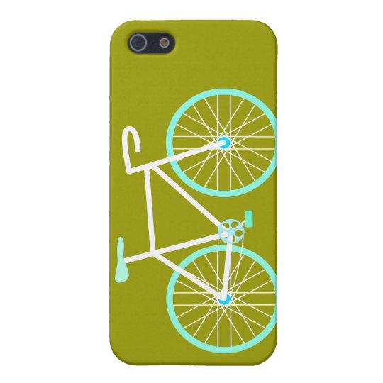 Blue & White Bicycle iPhone 5 Covers