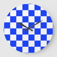 Blue White Chequered Check Pattern