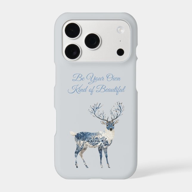 Blue White Chic Deer (Back)