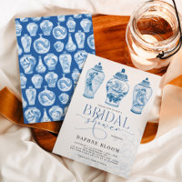 Blue White Chinoiserie Ginger Jars Bridal Shower