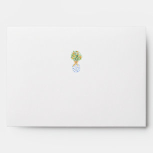 Blue White Chinoiserie Personalised Stationery Envelope