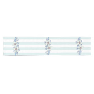 Blue & White Christmas Table Runner