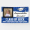 Blue/White Custom Photo Graduation Sign