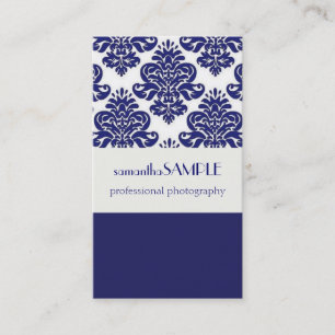 Blue & White Delight Business Card