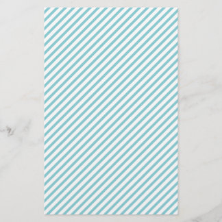 Blue & White Diagonal Stripe Soap Wrap Paper