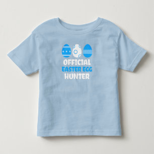 Blue & White Egg Hunter Toddler Tee
