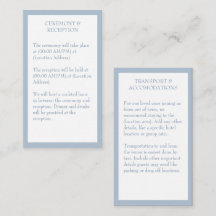 Blue & White Elegant Wedding
