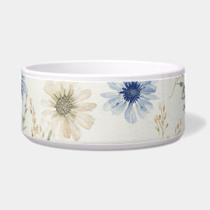 Blue White Floral