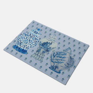 Blue & White Ginger Jars Doormat