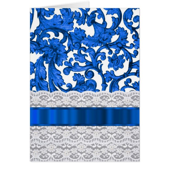 Blue & white lace (Front)